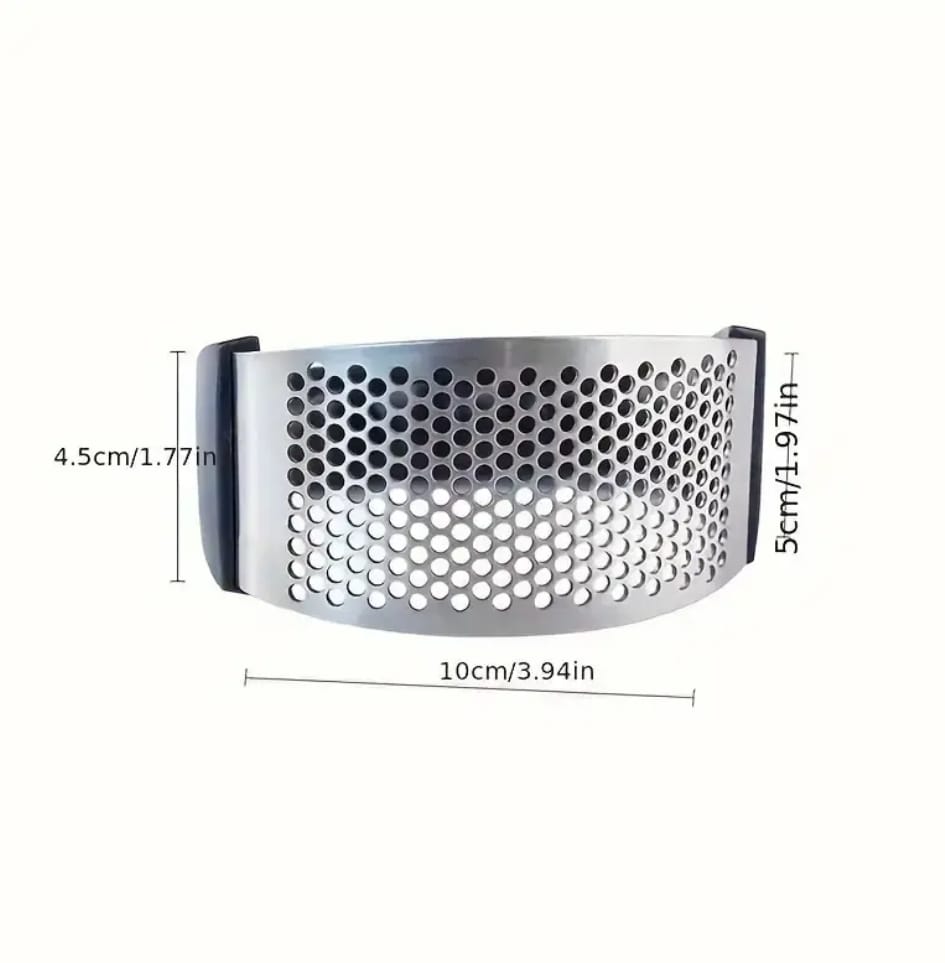 Effortless Garlic Press – Stainless Steel Manual Crusher for Fast, Easy Food Prep