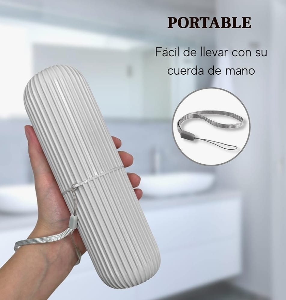 Portable Toothbrush & Toothpaste Holder Case | Travel & Camping Storage Box | Compact & Durable