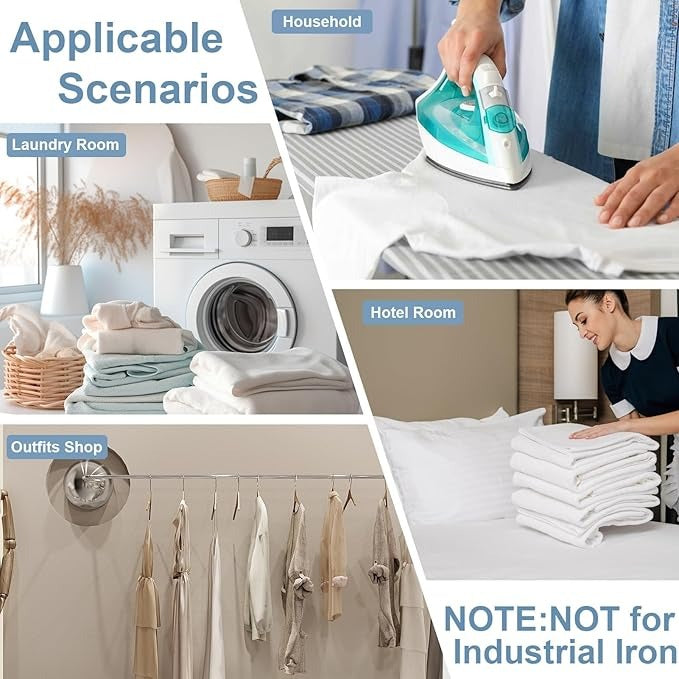 Non-Stick Iron Soleplate Cover – Heat-Resistant Iron Shoe for Steam Irons | Fabric & Garment Protector