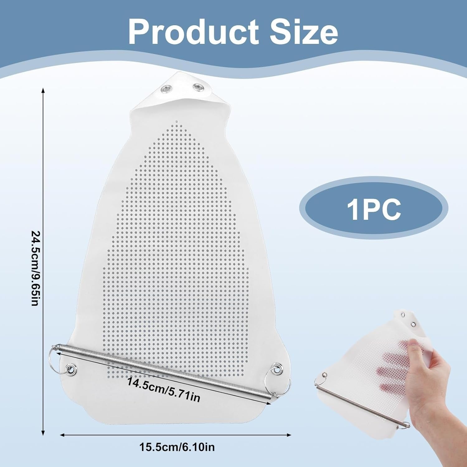 Non-Stick Iron Soleplate Cover – Heat-Resistant Iron Shoe for Steam Irons | Fabric & Garment Protector