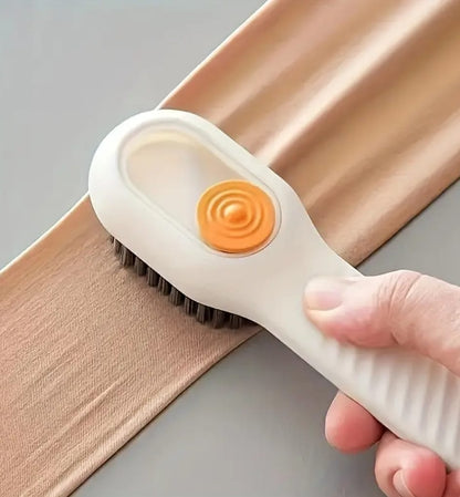 All-Purpose Shoe Cleaning Brush with Built-In Liquid Dispenser – Laundry &amp; Sneaker Care Tool