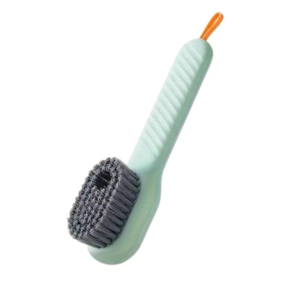 All-Purpose Shoe Cleaning Brush with Built-In Liquid Dispenser – Laundry &amp; Sneaker Care Tool