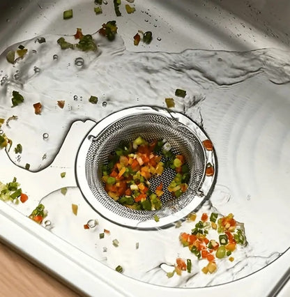 Stainless Steel Drain Strainer – Sink, Bathtub &amp; Shower Hair Catcher &amp; Food Filter Plug