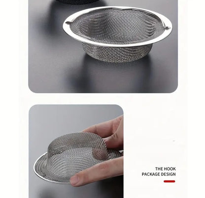 Stainless Steel Drain Strainer – Sink, Bathtub &amp; Shower Hair Catcher &amp; Food Filter Plug