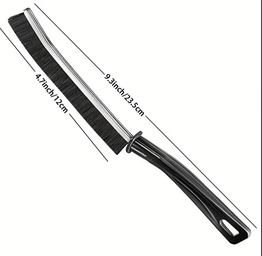 3-Piece Hard Bristle Crevice Cleaning Brush Set – Multifunctional Gap Cleaners for Home &amp; Kitchen