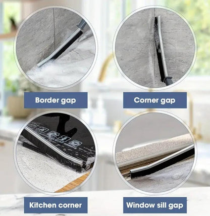 3-Piece Hard Bristle Crevice Cleaning Brush Set – Multifunctional Gap Cleaners for Home &amp; Kitchen