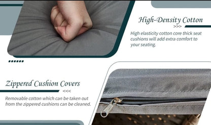 4 Piece Rattan Outdoor Furniture Sofa Table Chair Set Garden Patio Conservatory