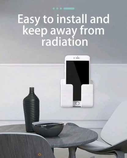 Stick-On Wall Organizer – Phone Charger, Remote Control &amp; Accessory Holder