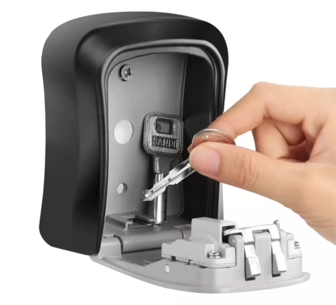 Outdoor Key Safe Box 4 Digit Wall Mounted High Security Code Lock-Storage Set UK