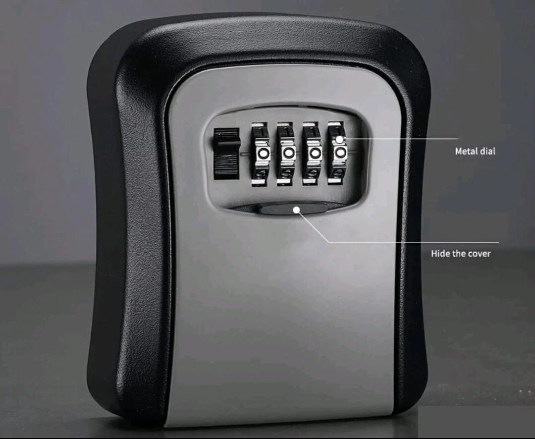 Outdoor Key Safe Box 4 Digit Wall Mounted High Security Code Lock-Storage Set UK