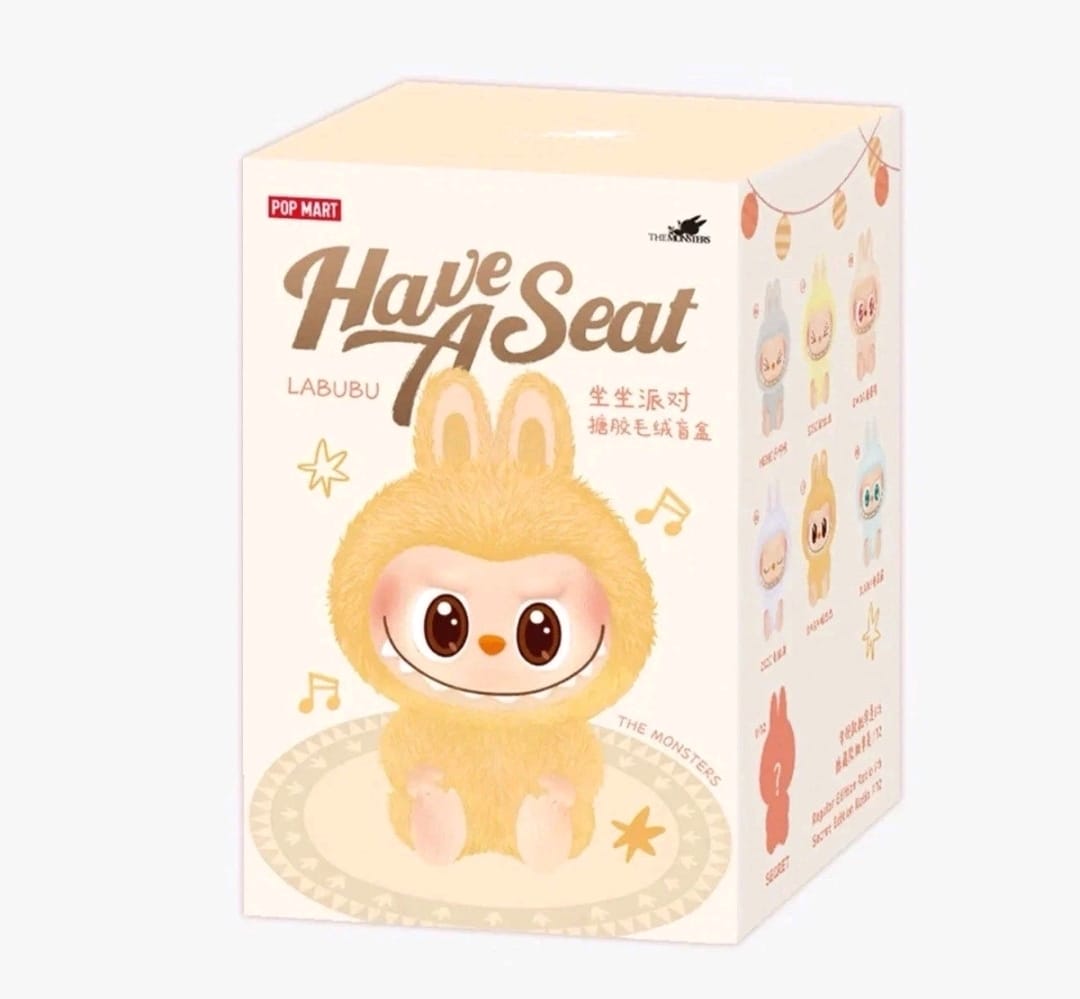 Pop Mart Labubu “Have A Seat” Blind Box – Mystery Collectible Figure (Sealed &amp; Brand New)