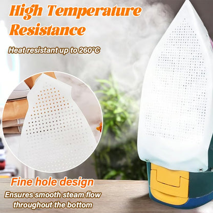 Non-Stick Iron Soleplate Cover – Heat-Resistant Iron Shoe for Steam Irons | Fabric &amp; Garment Protector